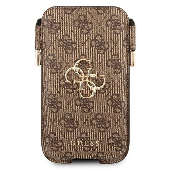Guess Phone bag GUHCP12M4GPSBR 6.1’’ brown/brown 4G Metal Logo - Others<<<HurtelXML