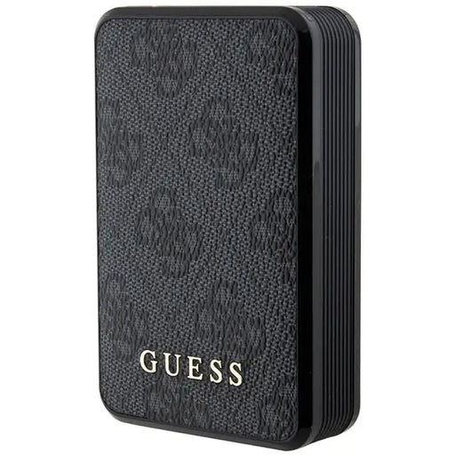 Guess Powerbank 18W GUPB10DP4GEGK 10000mAh black/black 4G Leather Metal Logo - Powerbanks<<<HurtelXML