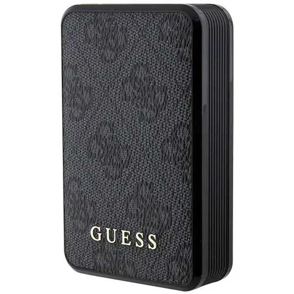 Guess Powerbank 18W GUPB10DP4GEGK 10000mAh black/black 4G Leather Metal Logo - Powerbanks<<<HurtelXML