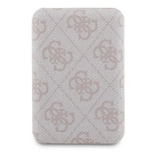 Guess Powerbank inductive 15W GUPB5FP4EMGP 5000mAh pink/pink 4G Leather Metal Logo MagSafe - Powerbanks<<<HurtelXML