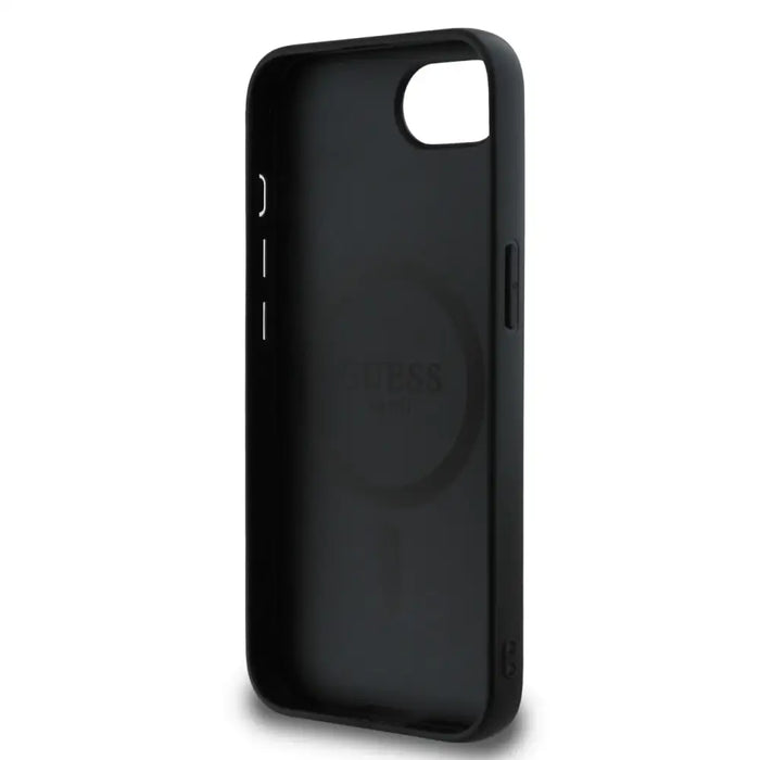 Guess PU 4G Peony case with MagSafe for iPhone 16e - black - Cell phone cases and covers<<<HurtelXML