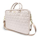 Guess Quilted bag for a 16’’ laptop - pink - Laptop bags<<<HurtelXML