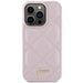 Guess Quilted Metal Logo case for iPhone 15 Pro Max - pink - Cell phone cases and covers<<<HurtelXML