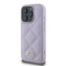 Guess Quilted Metal Logo case for iPhone 16 Pro - light purple - Cell phone cases and covers<<<HurtelXML