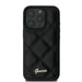 Guess Quilted Metal Logo Case for iPhone 16 Pro Max - Black - Cell phone cases and covers<<<HurtelXML