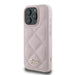 Guess Quilted Metal Logo iPhone 16 Pro Max Case - Pink - Cell phone cases and covers<<<HurtelXML