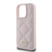 Guess Quilted Metal Logo iPhone 16 Pro Max Case - Pink - Cell phone cases and covers<<<HurtelXML