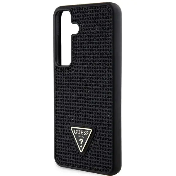 Guess Rhinestone Triangle case for Samsung Galaxy S24 - black - Cell phone cases and covers<<<HurtelXML