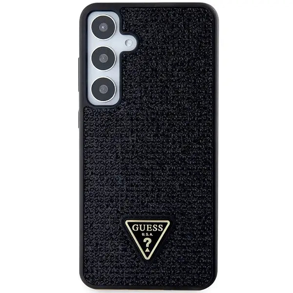 Guess Rhinestone Triangle case for Samsung Galaxy S24+ - black - Cell phone cases and covers<<<HurtelXML