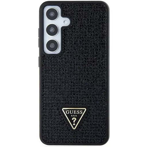 Guess Rhinestone Triangle case for Samsung Galaxy S24 - black - Cell phone cases and covers<<<HurtelXML