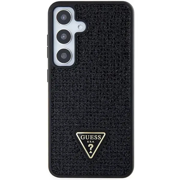 Guess Rhinestone Triangle case for Samsung Galaxy S24 - black - Cell phone cases and covers<<<HurtelXML
