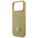 Guess Rhinestone Triangle Logo Case for iPhone 17 Pro Max - Gold - Cell phone cases and covers<<<HurtelXML