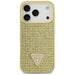 Guess Rhinestone Triangle Logo iPhone 17 Pro Case - Gold - Cell phone cases and covers<<<HurtelXML