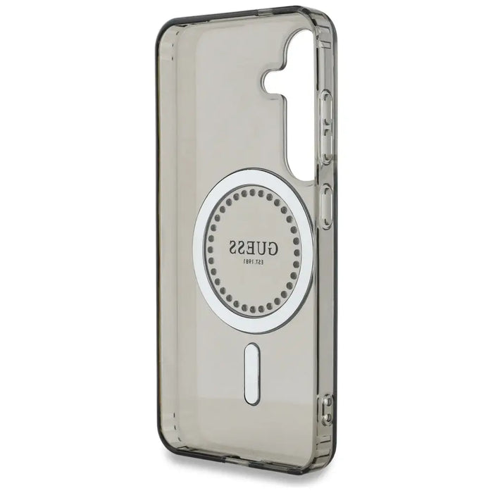 Guess Rhinestones Printed Classic Logo MagSafe Samsung Galaxy S25 case black - Cell phone cases and covers<<<HurtelXML