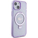Guess Ring Stand Script Glitter MagSafe case for iPhone 15 - purple - Cell phone cases and covers<<<HurtelXML