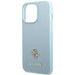Guess Saffiano 4G Small Metal Logo case for iPhone 13 Pro Max - blue - Cell phone cases and covers<<<HurtelXML