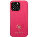 Guess Saffiano 4G Small Metal Logo case for iPhone 13 Pro / 13 - pink - Cell phone cases and covers<<<HurtelXML