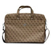 Guess Saffiano 4G Triangle Logo bag for a 16’’ laptop - brown - Laptop bags<<<HurtelXML
