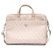 Guess Saffiano 4G Triangle Logo bag for a 16’’ laptop - pink - Laptop bags<<<HurtelXML