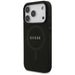 Guess Saffiano Classic Logo MagSafe Case for iPhone 17 Pro - Black - Cell phone cases and covers<<<HurtelXML