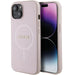 Guess Saffiano MagSafe case for iPhone 15 Plus - pink - Cell phone cases and covers<<<HurtelXML