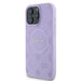 Guess Saffiano Peony Classic Logo MagSafe iPhone 16 Pro Case - Purple - Cell phone cases and covers<<<HurtelXML