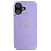 Guess Saffiano Peony Classic Logo MagSafena iPhone 16 Plus Case - Purple - Cell phone cases and covers<<<HurtelXML
