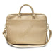 Guess Saffiano Script 16’’ Laptop Bag - Gold - Laptop bags<<<HurtelXML