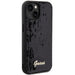 Guess Sequin Script Metal case for iPhone 15 - black - Cell phone cases and covers<<<HurtelXML