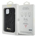 Guess Sequin Script Metal case for iPhone 15 - black - Cell phone cases and covers<<<HurtelXML