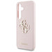 Guess Silicone Big 4G Logo Bottom Script Case for Samsung Galaxy S25 - Pink - Cell phone cases and covers<<<HurtelXML