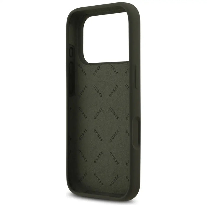 Guess Silicone Big 4G Script Case for iPhone 17 Pro Max - Green - Cell phone cases and covers<<<HurtelXML