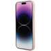 Guess Silicone Logo Strass 4G case for iPhone 15 - light pink - Cell phone cases and covers<<<HurtelXML