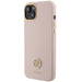 Guess Silicone Logo Strass 4G Case for iPhone 15 Plus / 14 Plus - Light Pink - Cell phone cases and covers<<<HurtelXML