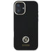 Guess Silicone Logo Strass 4G Case for iPhone 16 - Black - Cell phone cases and covers<<<HurtelXML