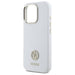 Guess Silicone Logo Strass 4G Case for iPhone 16 Pro Max - White - Cell phone cases and covers<<<HurtelXML