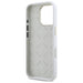 Guess Silicone Logo Strass 4G Case for iPhone 16 Pro Max - White - Cell phone cases and covers<<<HurtelXML