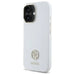 Guess Silicone Logo Strass 4G Case for iPhone 16 - White - Cell phone cases and covers<<<HurtelXML