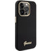 Guess Silicone Script Metal Logo & Frame case for iPhone 15 Pro - black - Cell phone cases and covers<<<HurtelXML