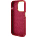 Guess Silicone Script Metal Logo & Frame case for iPhone 15 Pro - red - Cell phone cases and covers<<<HurtelXML
