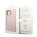 Guess Silicone Triangle Case for iPhone 14 6.1’’ - Purple - Cell phone cases and covers<<<HurtelXML