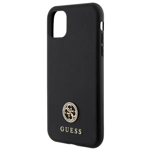 Guess Strass Metal Logo iPhone 11 / Xr 6.1’’ Case - Black - Cell phone cases and covers<<<HurtelXML