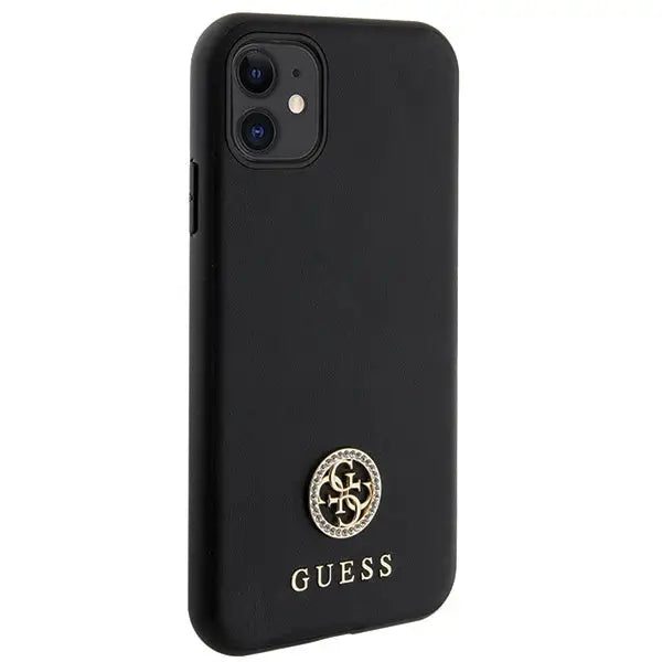 Guess Strass Metal Logo iPhone 11 / Xr 6.1’’ Case - Black - Cell phone cases and covers<<<HurtelXML