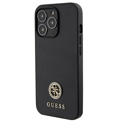 Guess Strass Metal Logo iPhone 13 Pro 6.1’’ Case - Black - Cell phone cases and covers<<<HurtelXML