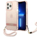 Guess Translucent Strap Case for iPhone 13 Pro / 13 6.1’’ - Pink - Cell phone cases and covers<<<HurtelXML