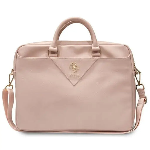 Guess Triangle 4G bag for a 16’’ laptop - pink - Laptop bags<<<HurtelXML
