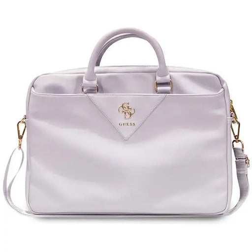 Guess Triangle 4G bag for a 16’’ laptop - purple - Laptop bags<<<HurtelXML