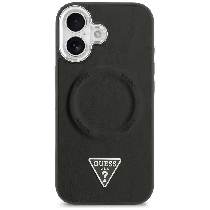 Guess Triangle Logo MagSafe case for iPhone 17 - black - Cell phone cases and covers<<<HurtelXML