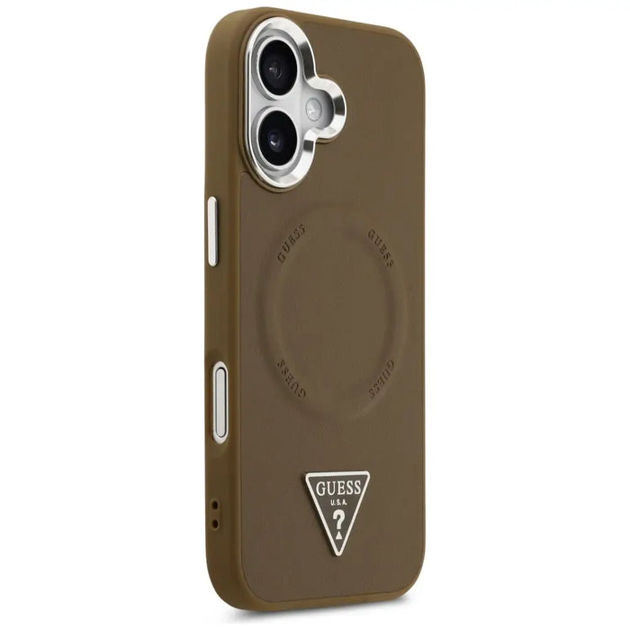Guess Triangle Logo MagSafe case for iPhone 17 - brown - Cell phone cases and covers<<<HurtelXML