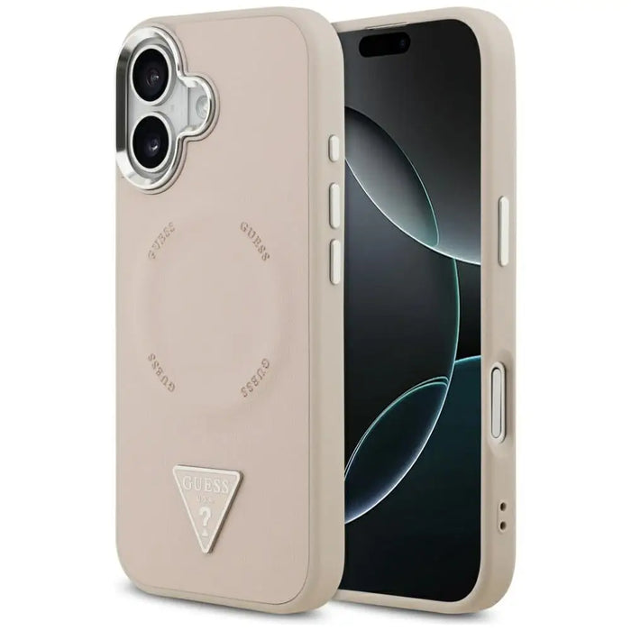Guess Triangle Logo MagSafe case for iPhone 17 - pink - Cell phone cases and covers<<<HurtelXML